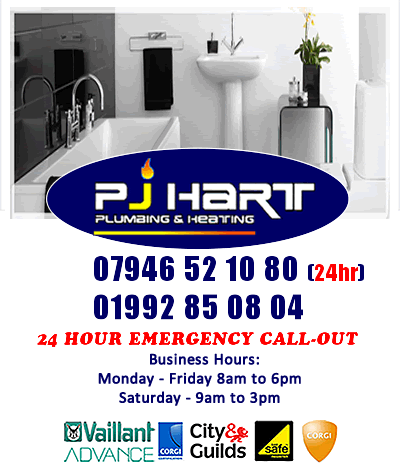 PJHart is a professional & fully qualified Enfield plumber based in Enfield, North London
